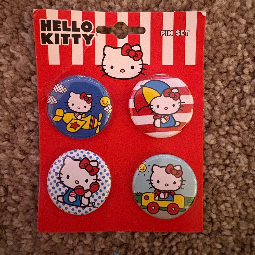 Hello Kitty Red and Blue Toy Collection